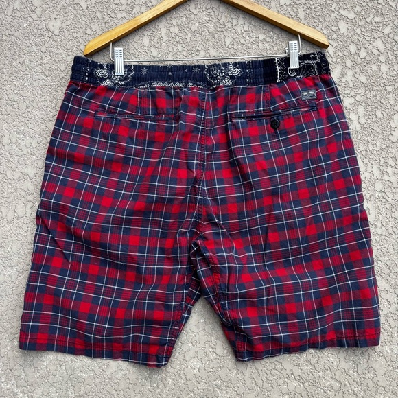 Ralph Lauren Denim & Supply Men’s Plaid Shorts Size Large Cotton Preppy - Picture 4 of 8